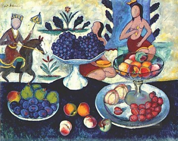 Ilya Ivanovich Mashkov Werke - Stillleben der Früchte 1913 Ilja Maschkow